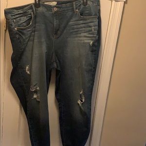 Torrid Deconstructed Jeans